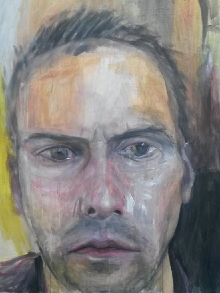 Self portrait Painting by Marcin Biesek | Saatchi Art