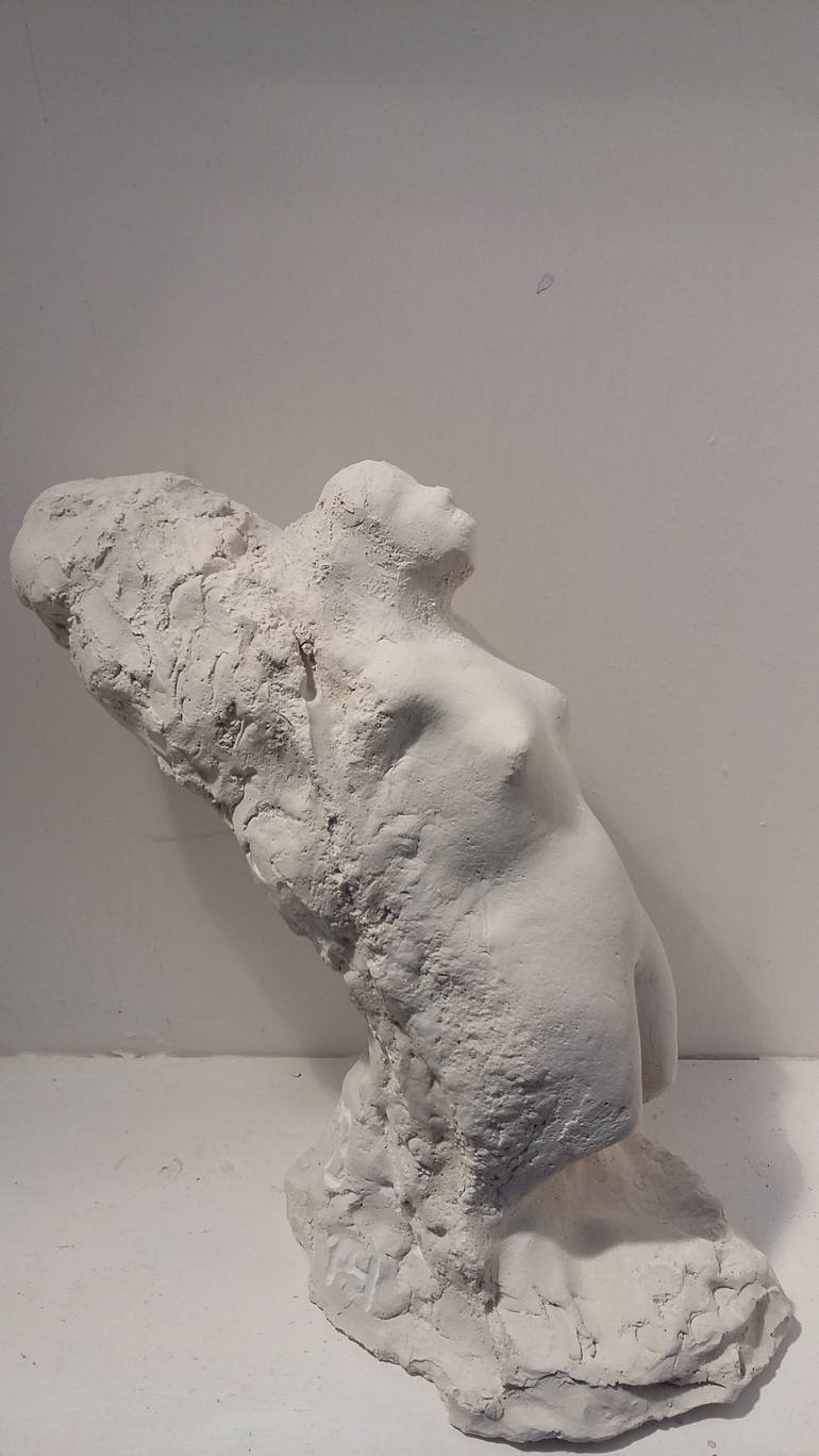 Original Figurative Nude Sculpture by Marcin Biesek