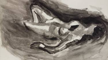 Print of Nude Paintings by Marcin Biesek