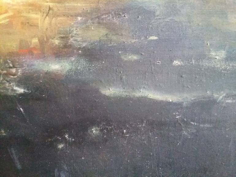 Original Expressionism Landscape Painting by Marcin Biesek