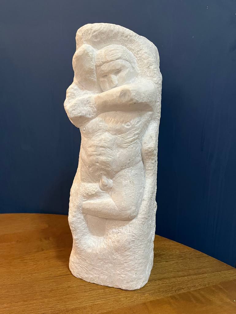 Original Figurative Nude Sculpture by Marcin Biesek