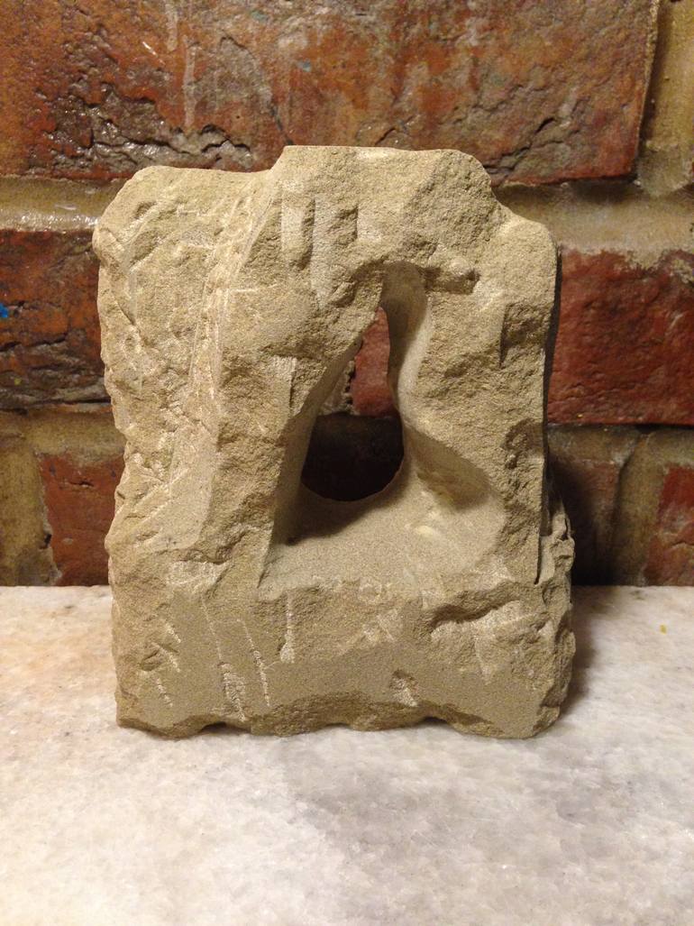 Original Abstract People Sculpture by Marcin Biesek