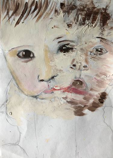 Print of Children Paintings by Marcin Biesek