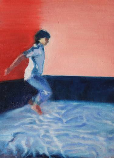 Original Figurative Children Paintings by Filippo Nicotra