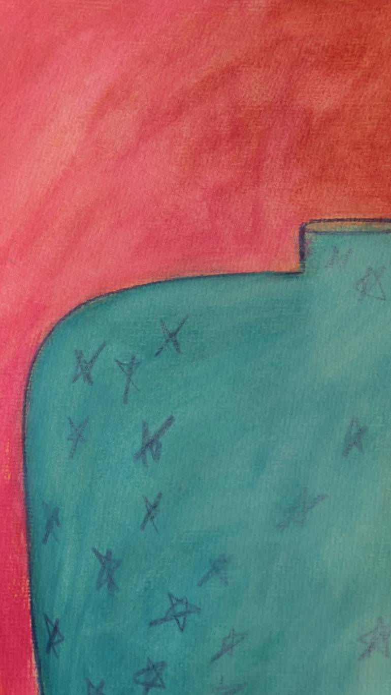 Original Abstract Still Life Painting by Bahar Faraz