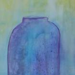 Purple vase by Bahar Faraz