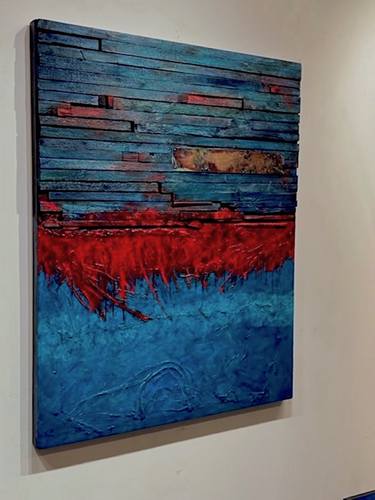 Original Contemporary Abstract Mixed Media by Richard Simonsen