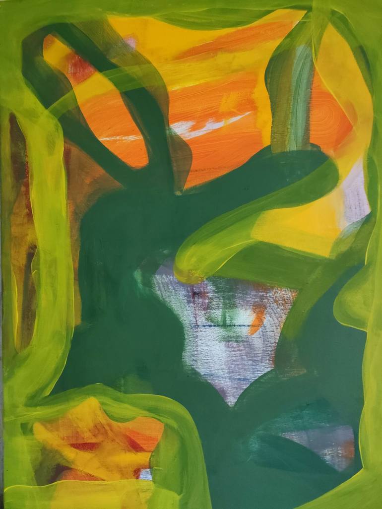 Original Abstract Painting by Daria Magda Błażek