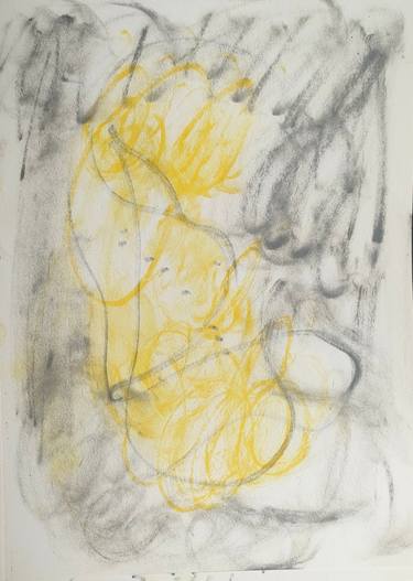 Original Abstract Expressionism Abstract Drawings by Daria Magda Błażek