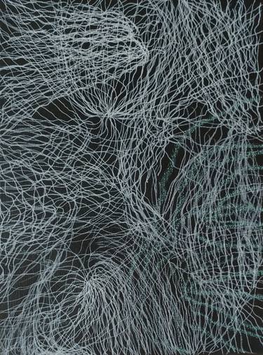 Original Abstract Expressionism Abstract Drawings by Daria Magda Błażek