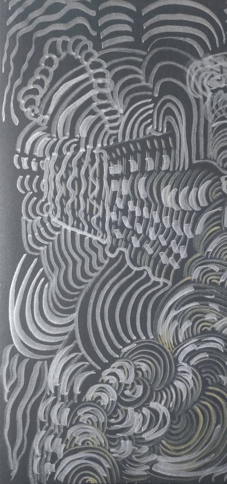 Original Abstract Expressionism Abstract Drawing by Daria Magda BłAżEk