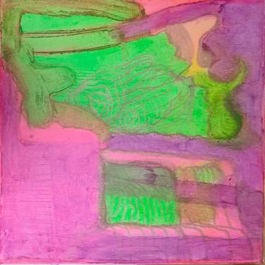 Original Abstract Expressionism Abstract Painting by Daria Magda BłAżEk
