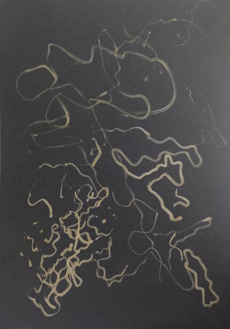 golden shades Drawing by Antea Lumina Kala Matylda | Saatchi Art
