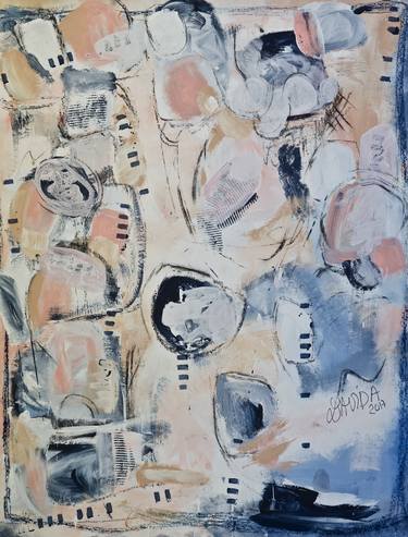 Original Abstract Expressionism Abstract Paintings by Davida Gatti-Reis