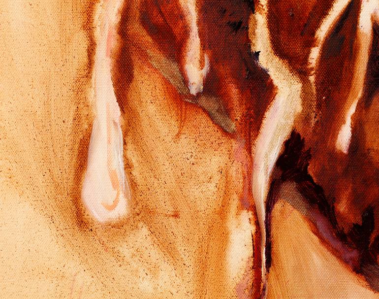 Original Conceptual Love Painting by Daria Bagrintseva