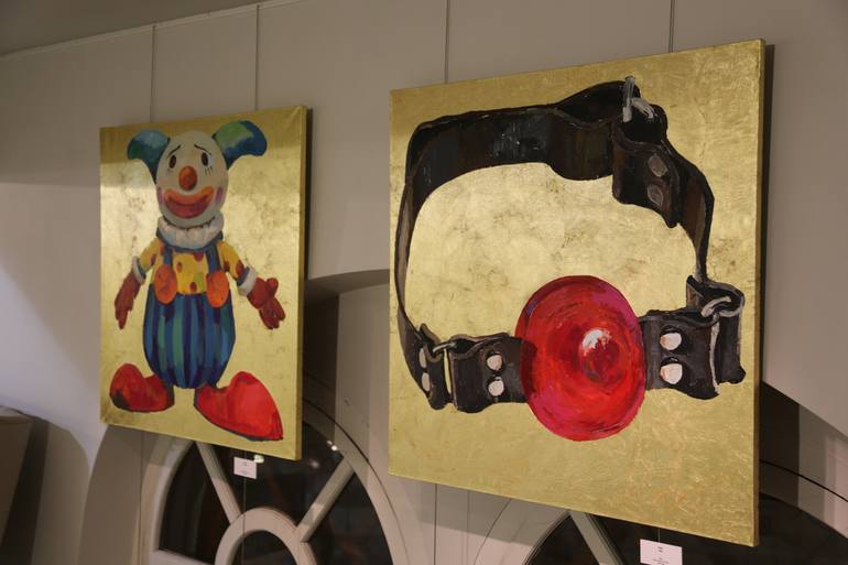 Original Figurative Men Painting by Daria Bagrintseva