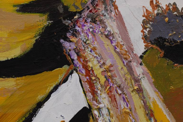 Original Art Deco Animal Painting by Daria Bagrintseva