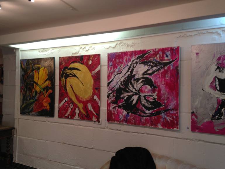 Original Expressionism Erotic Painting by Daria Bagrintseva