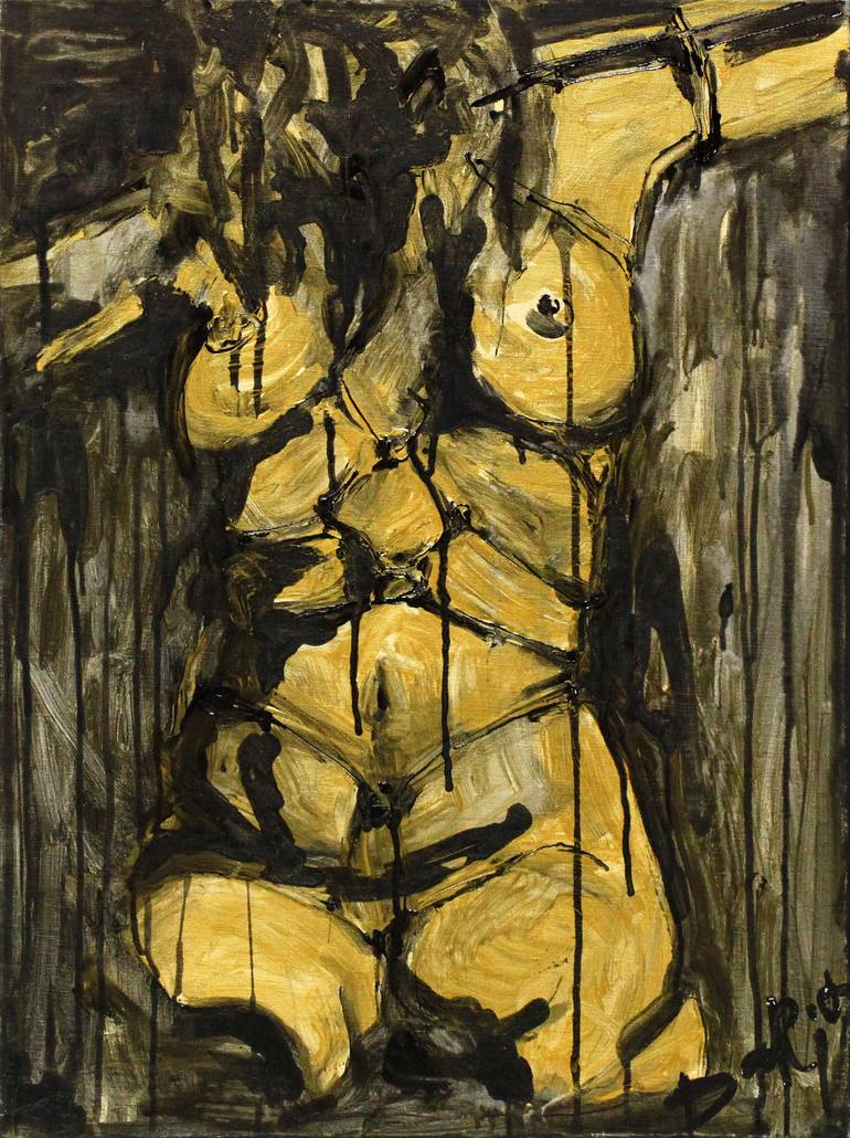 BDSM Painting by Daria Bagrintseva | Saatchi Art