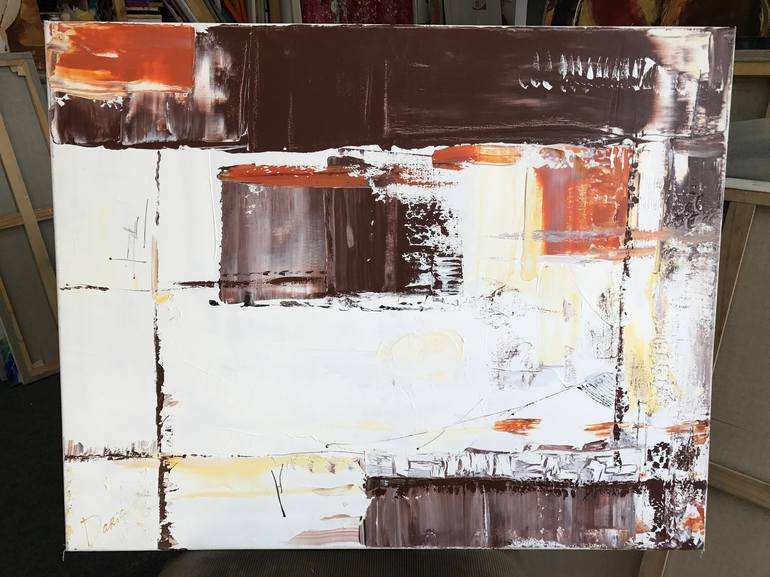 Original Abstract Expressionism Abstract Painting by Daria Bagrintseva