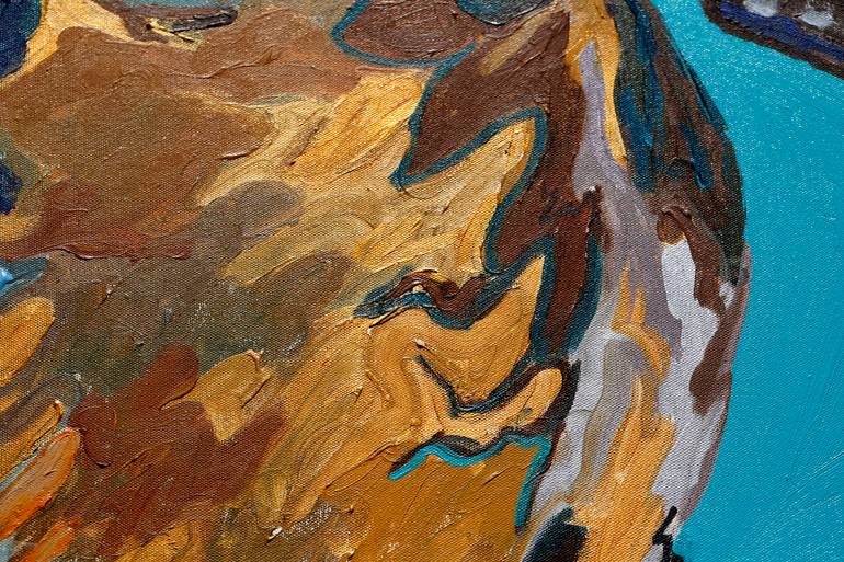Original Figurative Animal Painting by Daria Bagrintseva