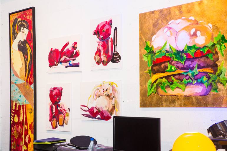 Original Expressionism Still Life Painting by Daria Bagrintseva