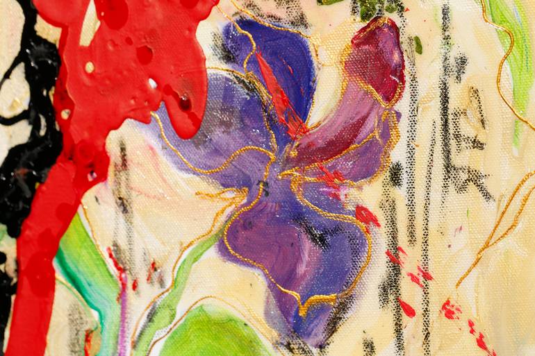 Original Abstract Still Life Painting by Daria Bagrintseva