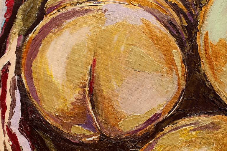 Original Expressionism Still Life Painting by Daria Bagrintseva