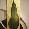 Sad Pear Painting by Daria Bagrintseva