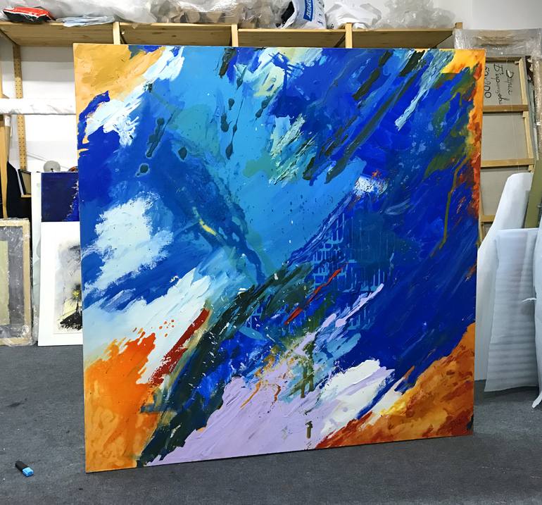 Original Abstract Painting by Daria Bagrintseva