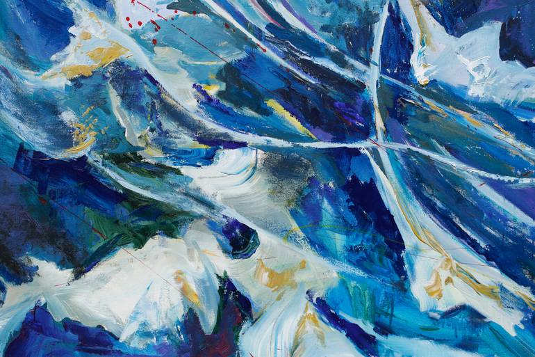 Original Art Deco Animal Painting by Daria Bagrintseva