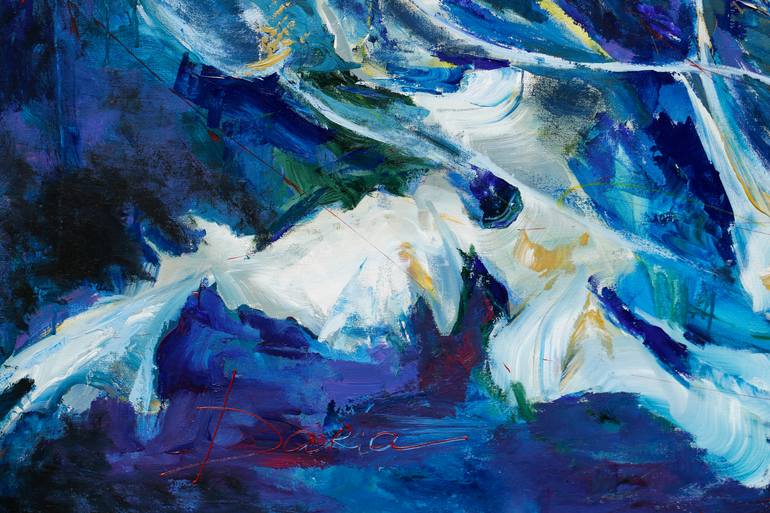 Original Art Deco Animal Painting by Daria Bagrintseva