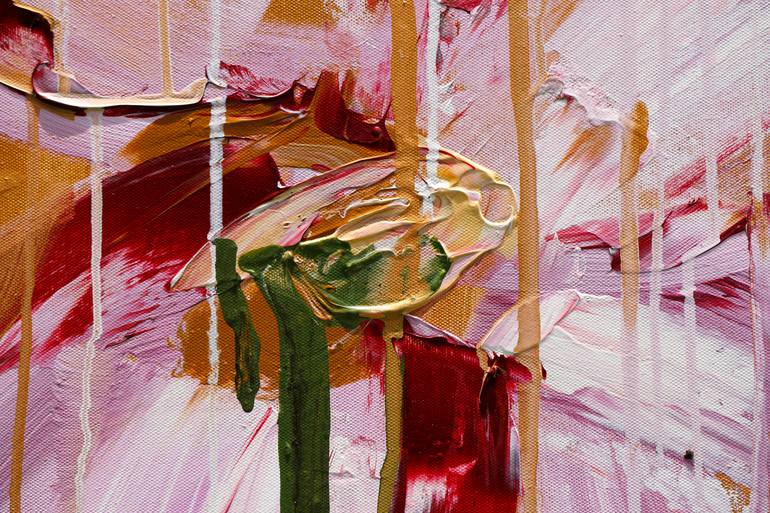 Original Art Deco Botanic Painting by Daria Bagrintseva