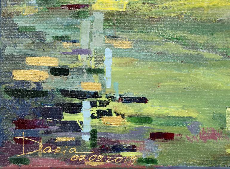 Original Expressionism Landscape Painting by Daria Bagrintseva