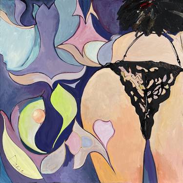 Print of Nude Paintings by Daria Bagrintseva