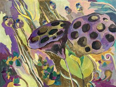 Print of Art Deco Floral Paintings by Daria Bagrintseva