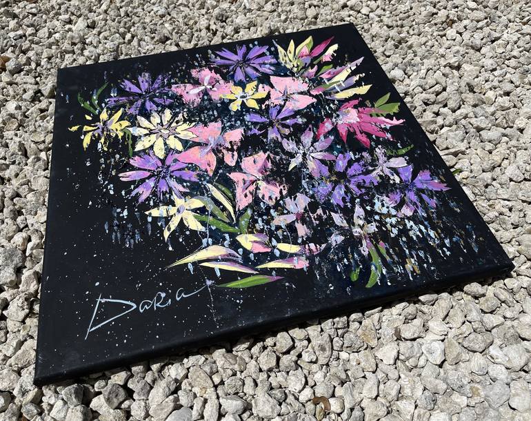 Original Floral Painting by Daria Bagrintseva