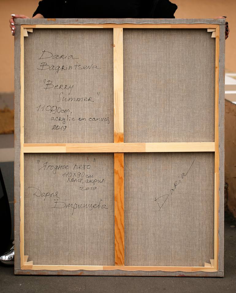 Original Expressionism Botanic Painting by Daria Bagrintseva