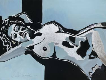 Print of Art Deco Nude Paintings by Daria Bagrintseva