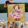 Lovely Doll. Painting by Daria Bagrintseva