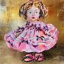 Lovely Doll. Painting by Daria Bagrintseva