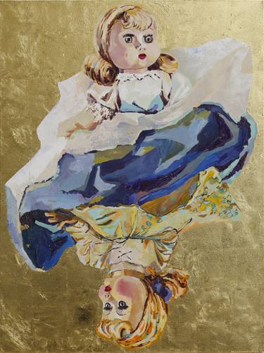 Print of Art Deco Children Paintings by Daria Bagrintseva