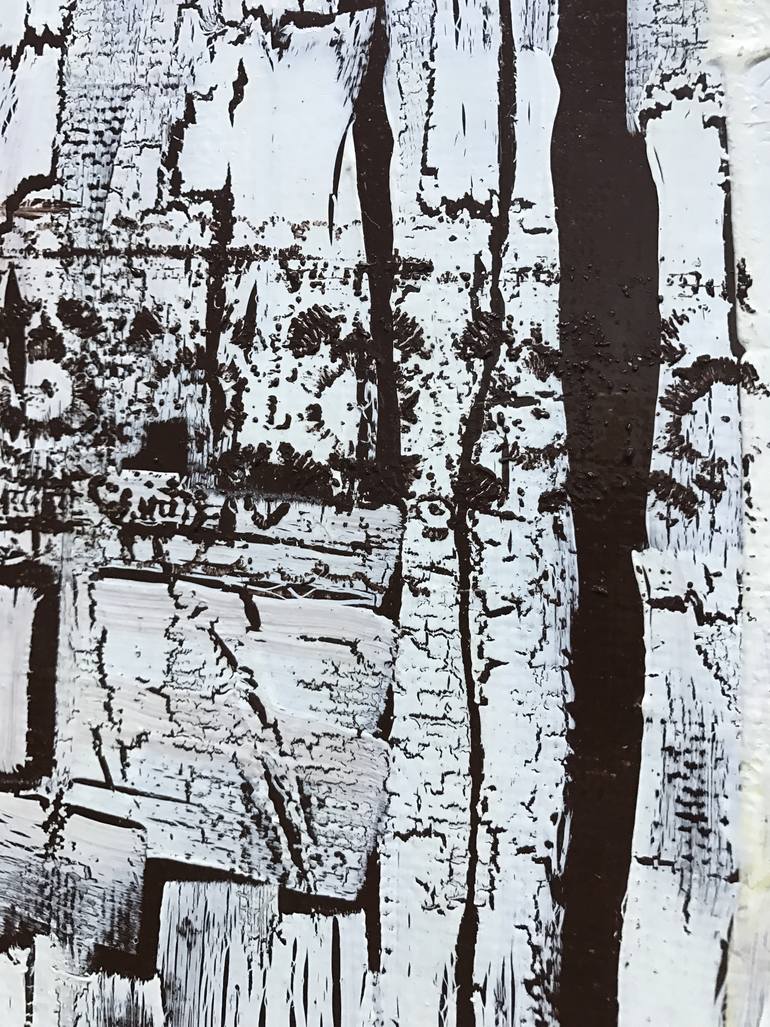 Original Abstract Expressionism Abstract Painting by Daria Bagrintseva