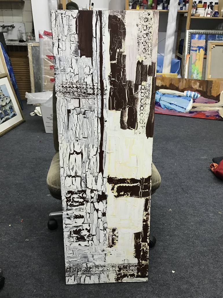 Original Abstract Expressionism Abstract Painting by Daria Bagrintseva