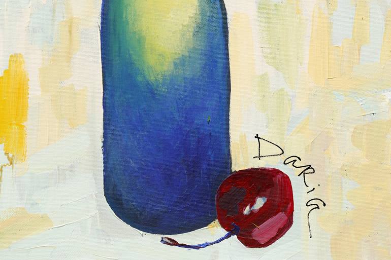 Original Art Deco Still Life Painting by Daria Bagrintseva