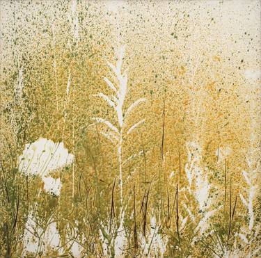 Original Abstract Expressionism Botanic Paintings by Daria Bagrintseva