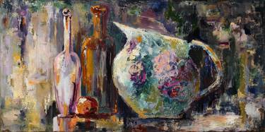 Original Expressionism Still Life Paintings by Daria Bagrintseva