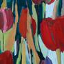Spring Tulips. Painting by Daria Bagrintseva