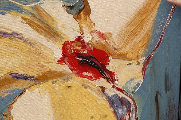 Original Expressionism Nude Painting by Daria Bagrintseva