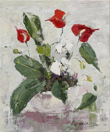 Original Floral Paintings by Daria Bagrintseva